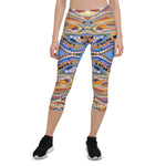 Jeddah Desert dalliance - Capri Leggings