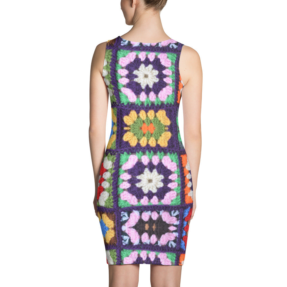 MF Coloured Crochet - Sublimation Cut & Sew Dress