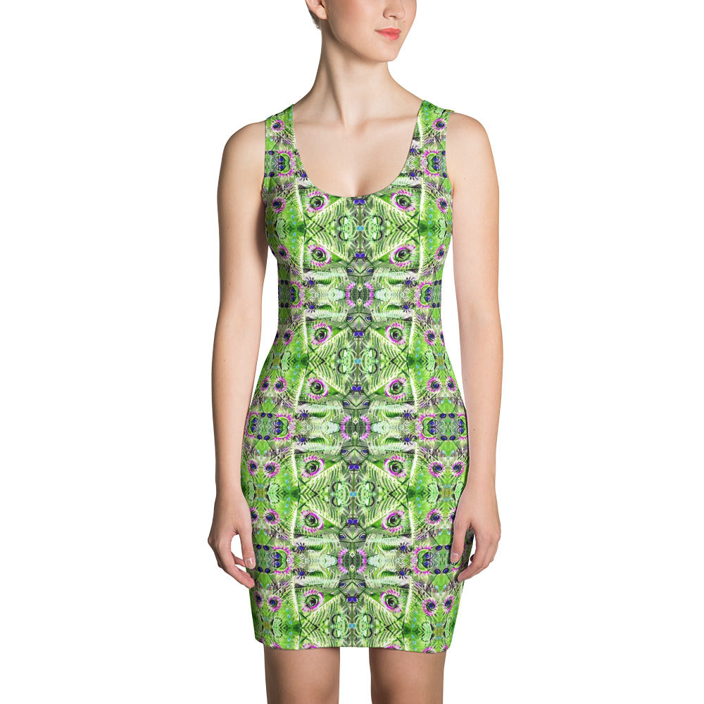 CS Green Anemone - Sublimation Cut & Sew Dress