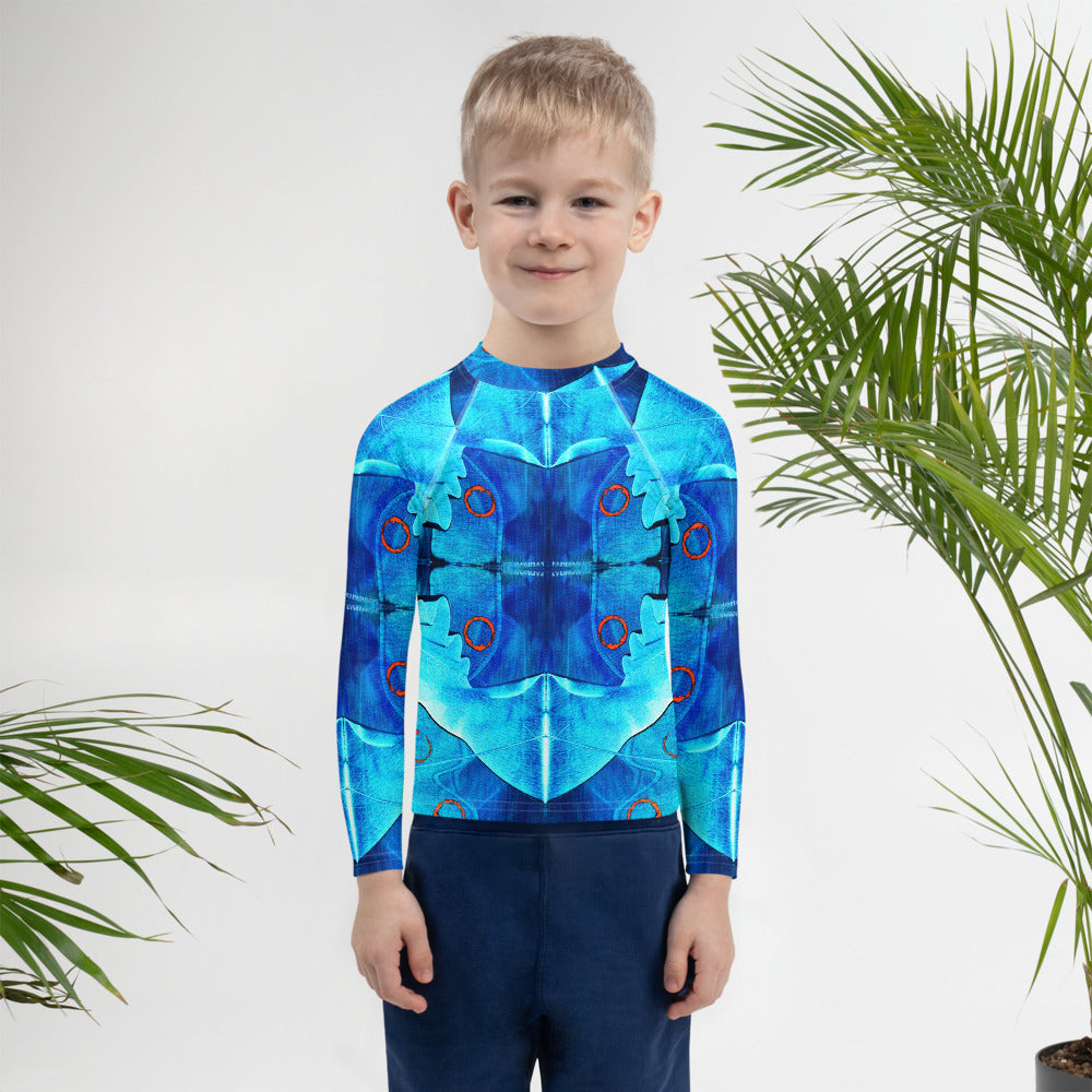 CS Happy blue - Kids Rash Guard