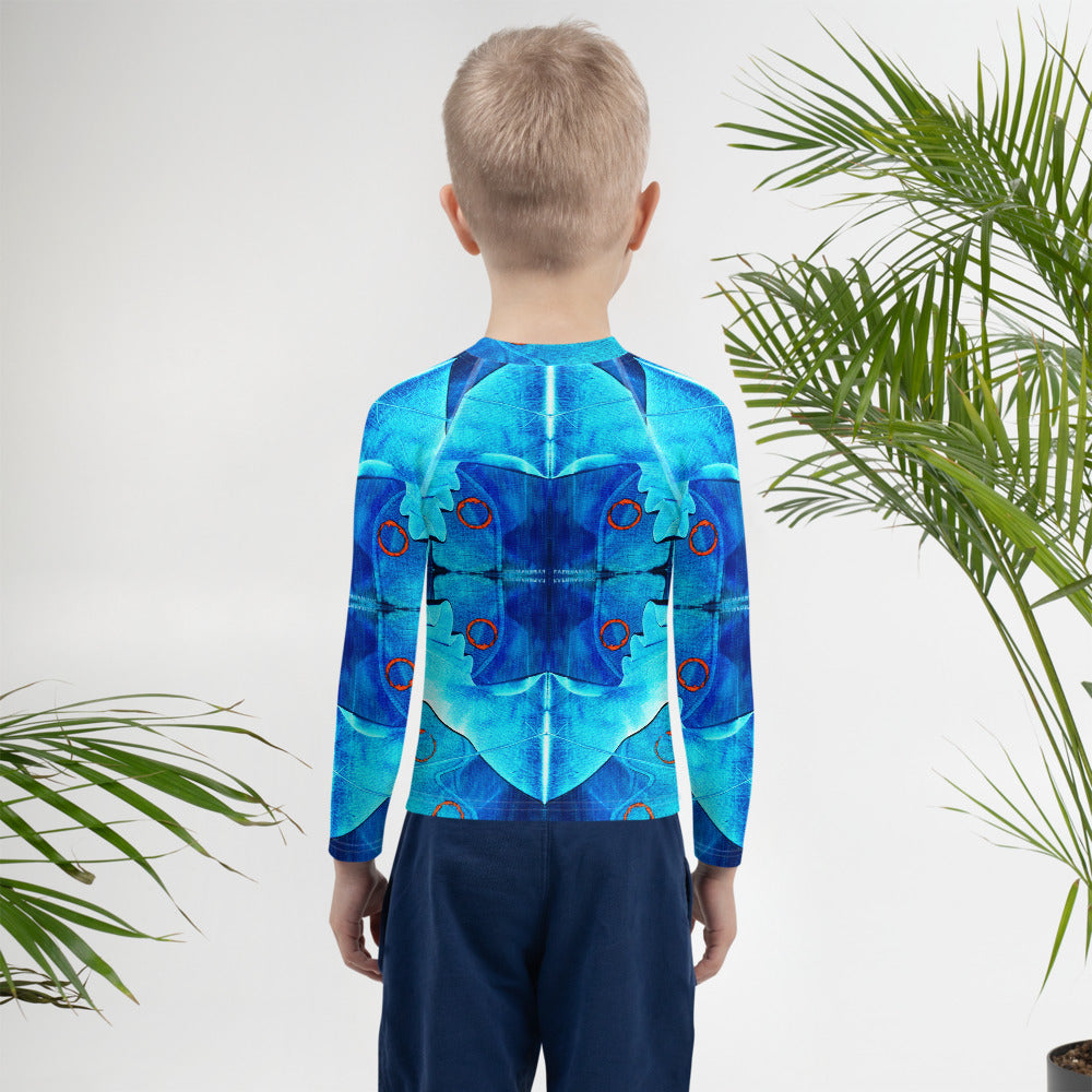 CS Happy blue - Kids Rash Guard