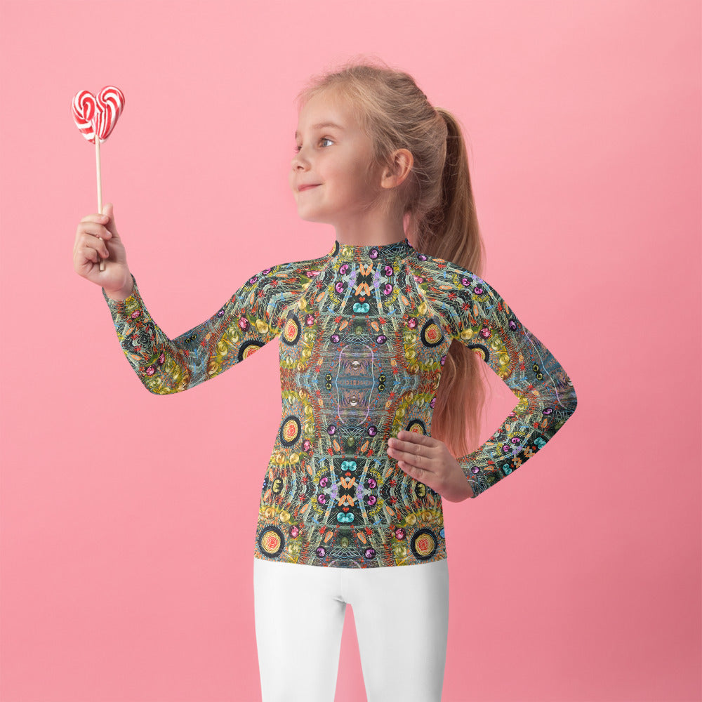 CS Sunshine marbles - Kids Rash Guard