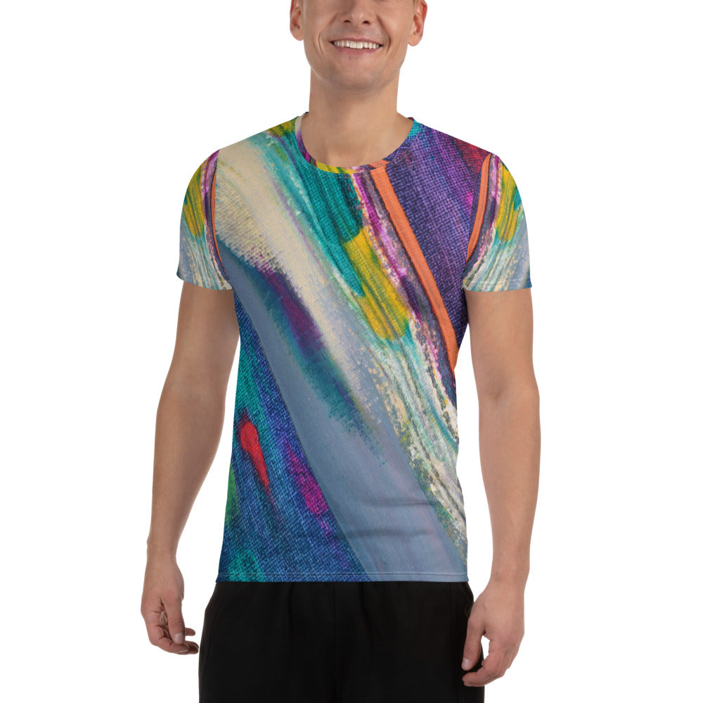 All-Over Print Men's Athletic T-shirt