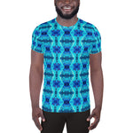 CS Blue Yonder - All-Over Print Men's Athletic T-shirt