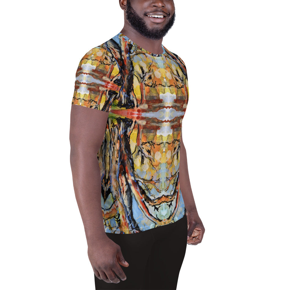 KTT Sentinel - All-Over Print Men's Athletic T-shirt