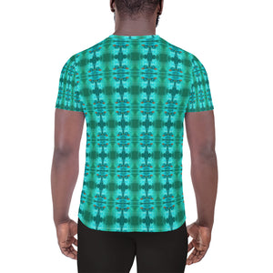 CS Sea green - All-Over Print Men's Athletic T-shirt