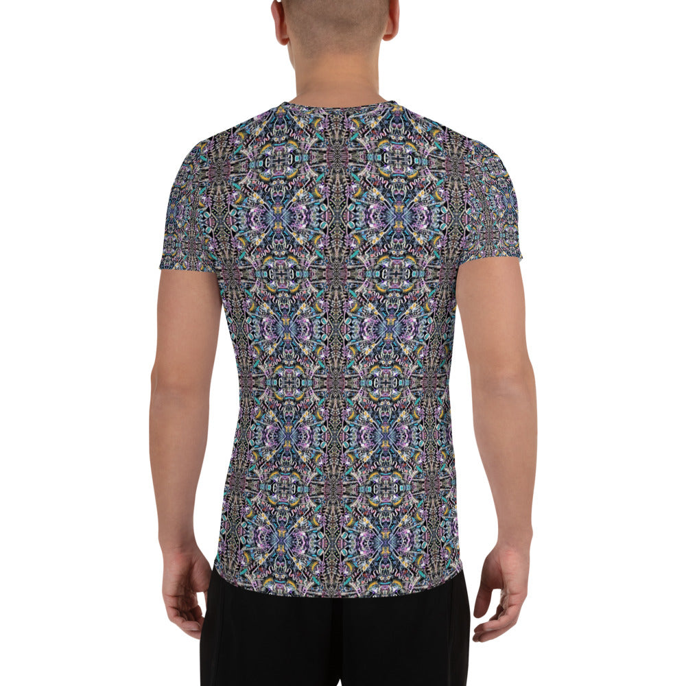 CS Ochre sparks - All-Over Print Men's Athletic T-shirt