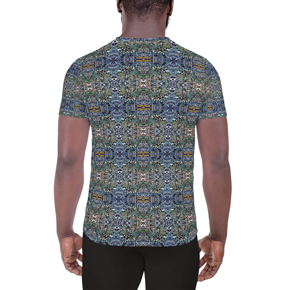 CS Masculine Blue - All-Over Print Men's Athletic T-shirt