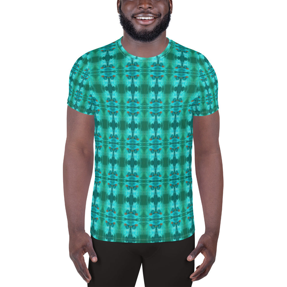 CS Sea green - All-Over Print Men's Athletic T-shirt