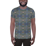 CS Masculine Blue - All-Over Print Men's Athletic T-shirt