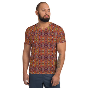 CS Galaxy copper - All-Over Print Men's Athletic T-shirt