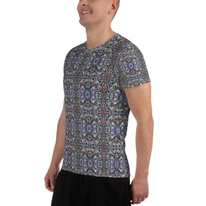 CS Ochre sparks - All-Over Print Men's Athletic T-shirt