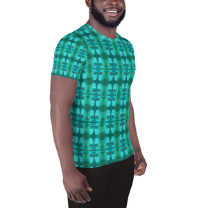 CS Sea green - All-Over Print Men's Athletic T-shirt