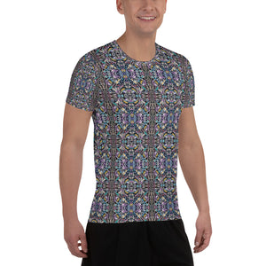 CS Ochre sparks - All-Over Print Men's Athletic T-shirt