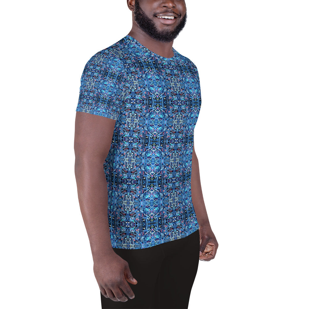 CS Midnight hue - All-Over Print Men's Athletic T-shirt