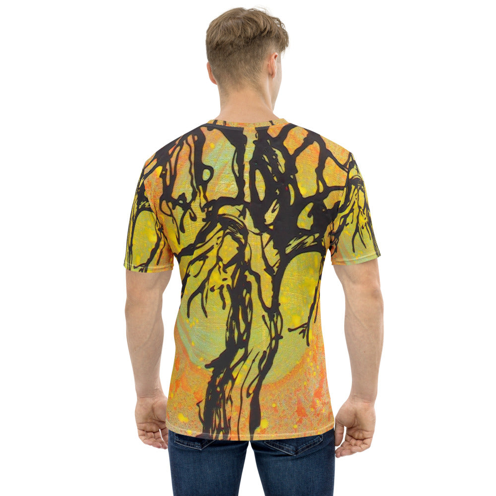 KSD Kalahari Tree 6 old postcard - Men's T-shirt