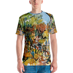 Sketchy afternoon large image - Men's T-shirt