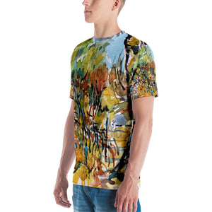 Sketchy afternoon large image - Men's T-shirt