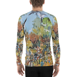 Sketchy Afternoon - Men's Rash Guard