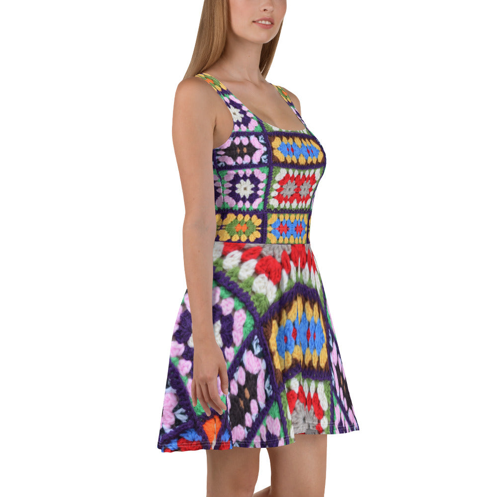 MF Coloured Crochet - Skater Dress