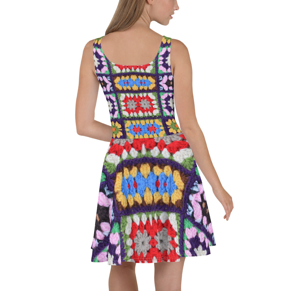 MF Coloured Crochet - Skater Dress