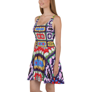 MF Coloured Crochet - Skater Dress