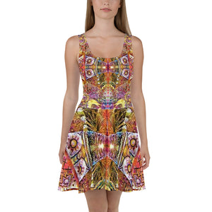 OE Bird Tapestry - Skater Dress