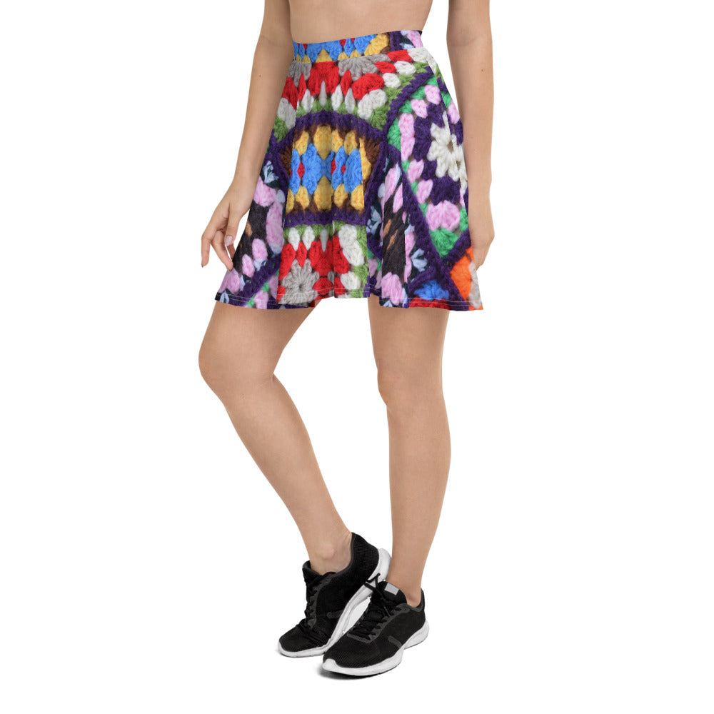 MF Coloured Crochet - Skater Skirt