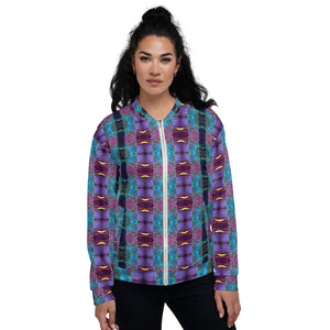 CS Magenta clarity - Unisex Bomber Jacket