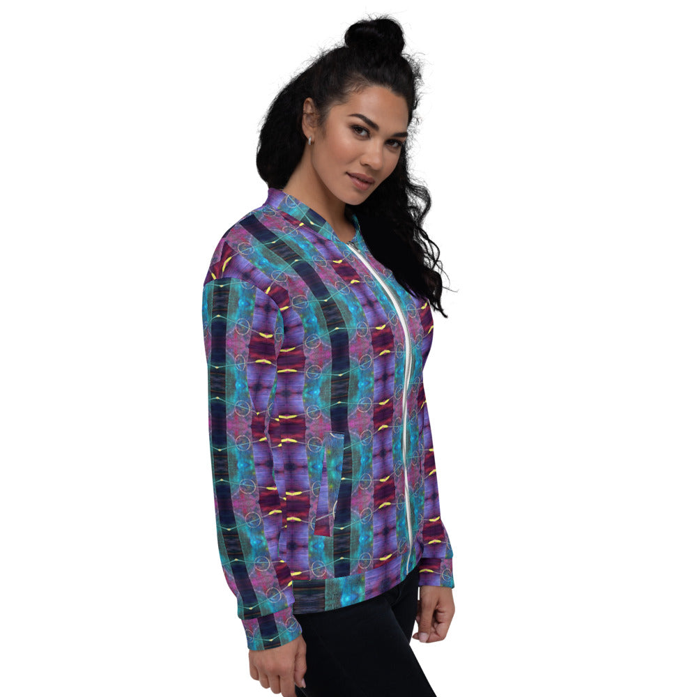 CS Magenta clarity - Unisex Bomber Jacket