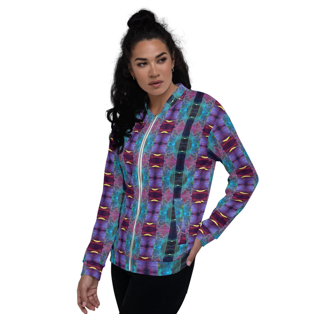 CS Magenta clarity - Unisex Bomber Jacket