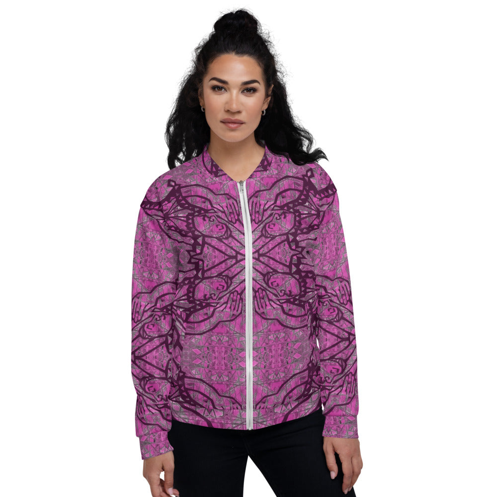 FF 1Pet5v7 Purple - Unisex Bomber Jacket