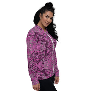 FF 1Pet5v7 Purple - Unisex Bomber Jacket