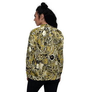 CS Happy carpet ochre - Unisex Bomber Jacket