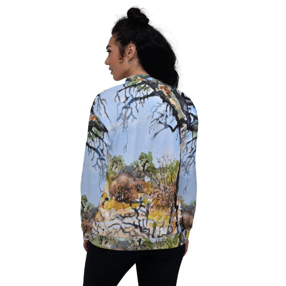 Towering tree branches - Unisex Bomber Jacket