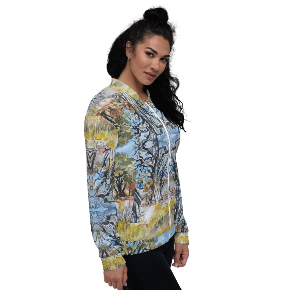 Yellow Bouquets - Unisex Bomber Jacket