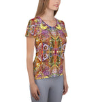 OE  Bird tapestry - All-Over Print Women's Athletic T-shirt