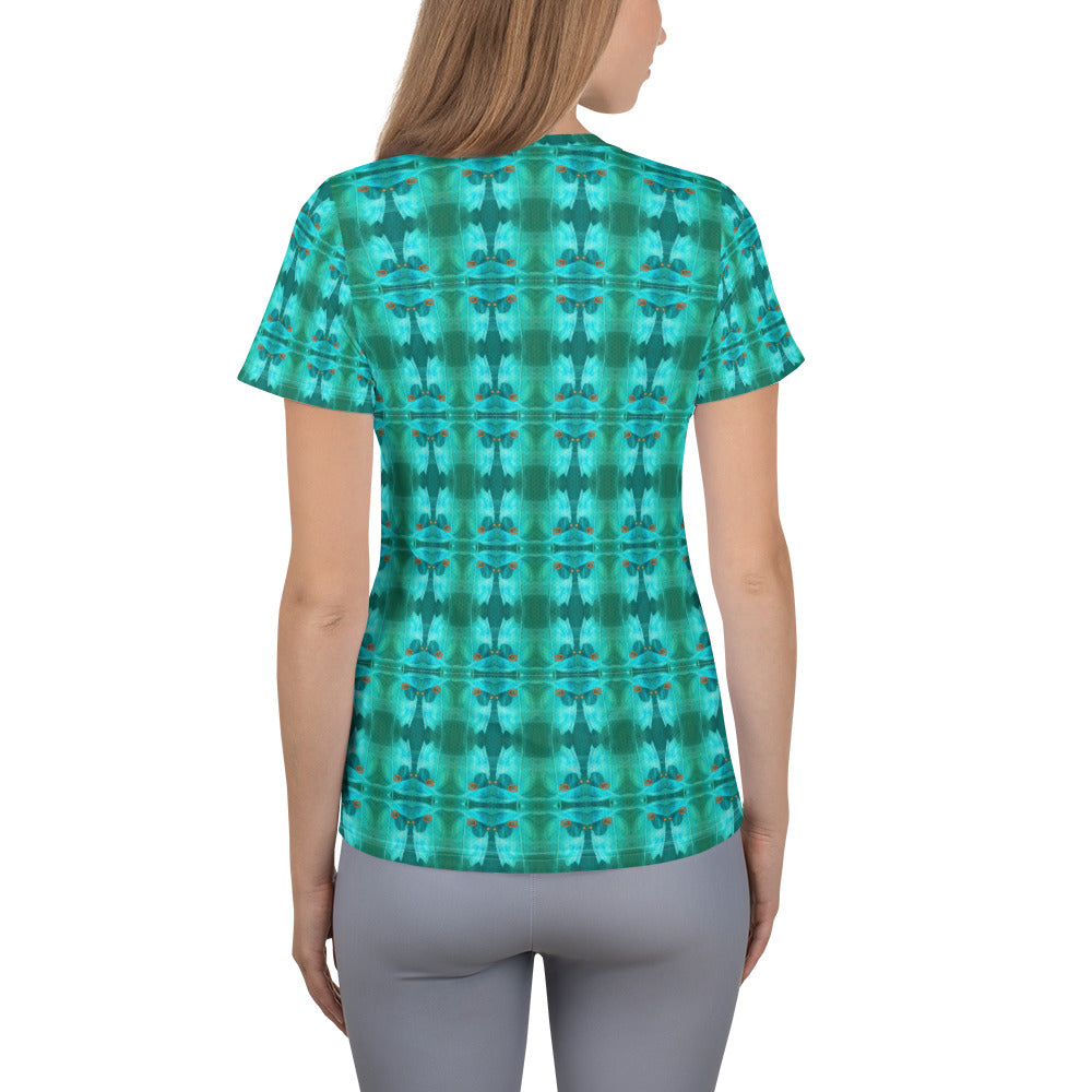 CS Sea green - All-Over Print Women's Athletic T-shirt