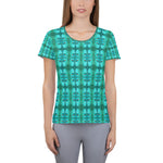 CS Sea green - All-Over Print Women's Athletic T-shirt