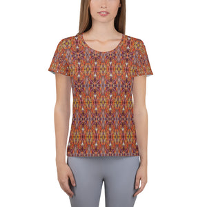 CS Galaxy copper - All-Over Print Women's Athletic T-shirt