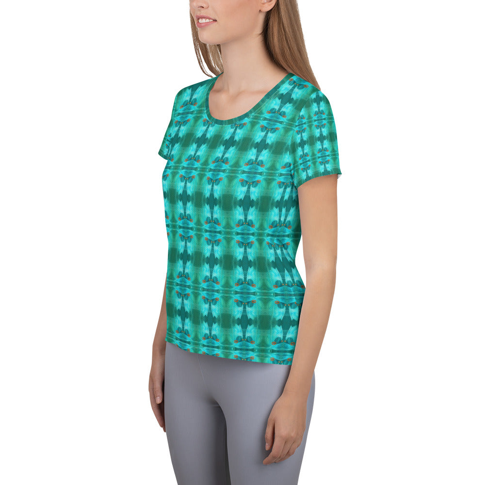 CS Sea green - All-Over Print Women's Athletic T-shirt