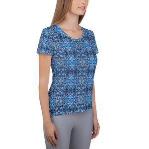 CS Midnight hue - All-Over Print Women's Athletic T-shirt