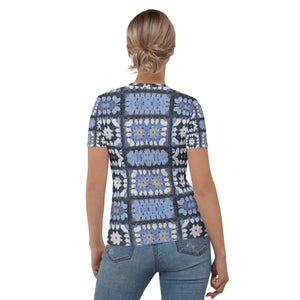 MF Blue Crochet - Women's T-shirt