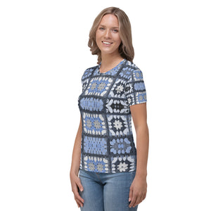 MF Blue Crochet - Women's T-shirt