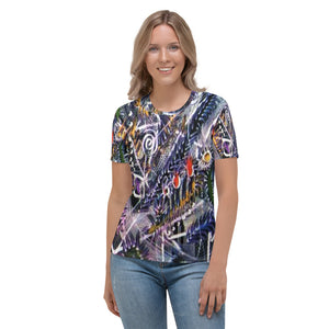 CS Purple feathers - Women's T-shirt