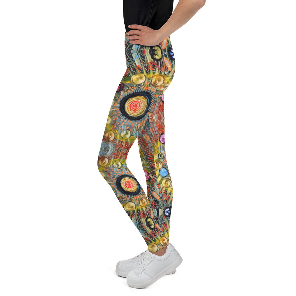 CS Sunshine marbles - Youth Leggings