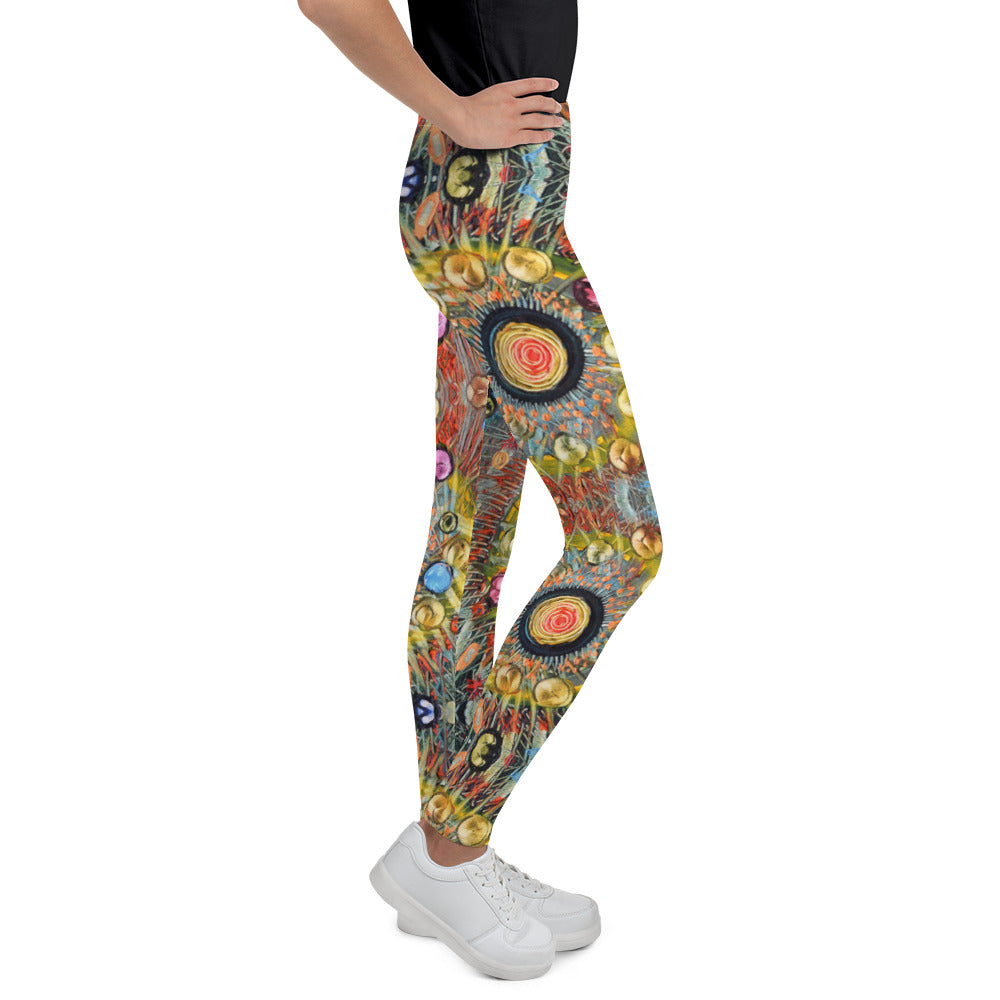 CS Sunshine marbles - Youth Leggings