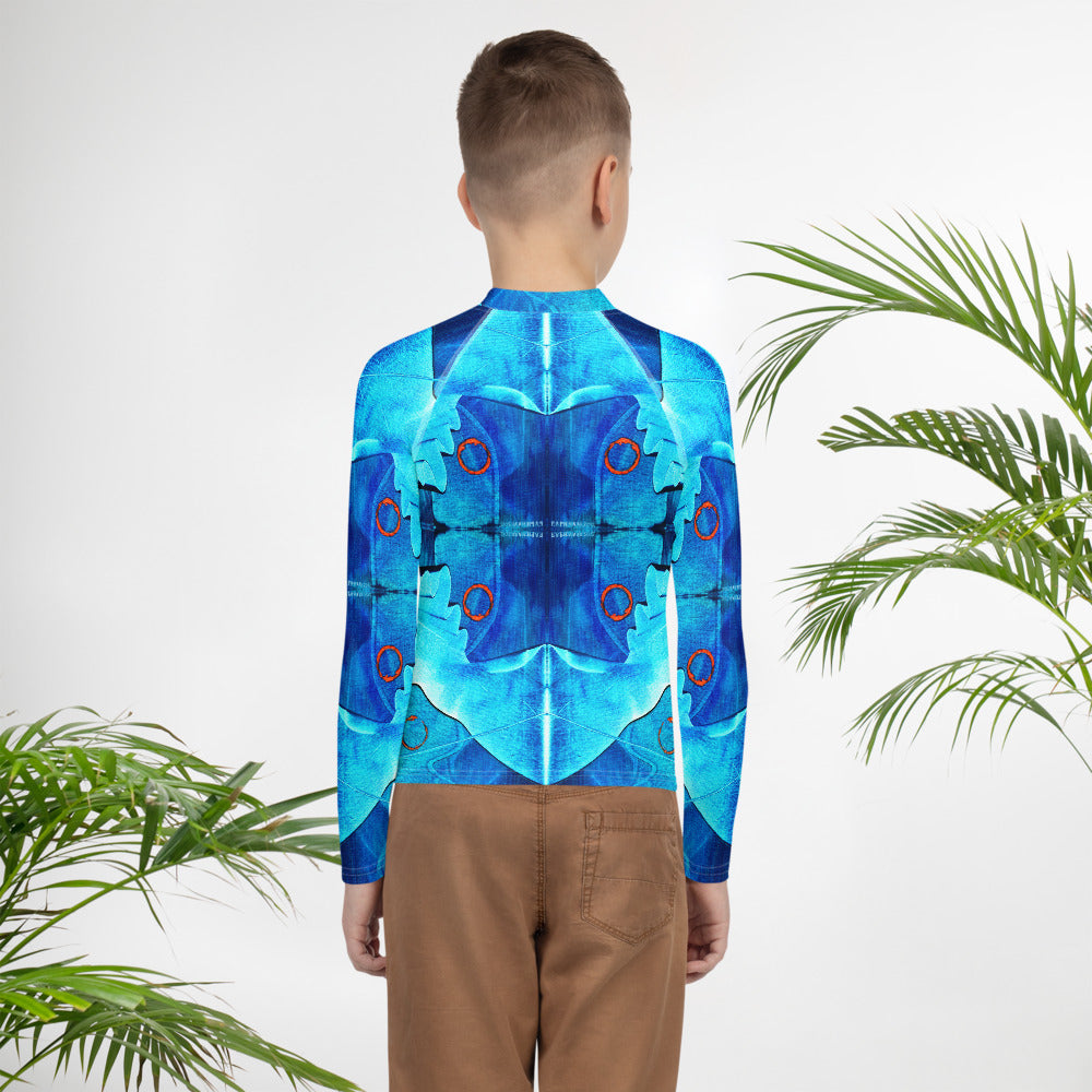 CS Happy blue - Youth Rash Guard