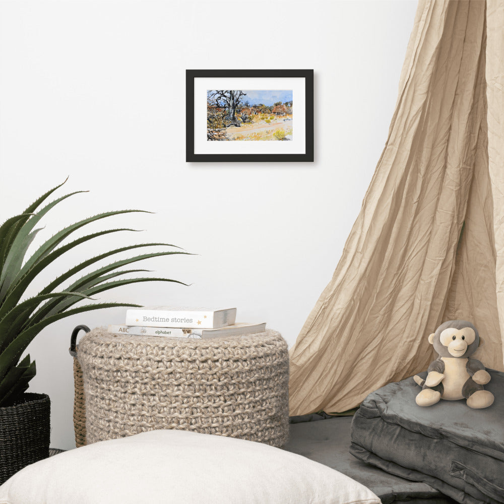 Winter Honesty - Matte Paper Framed Poster With Mat