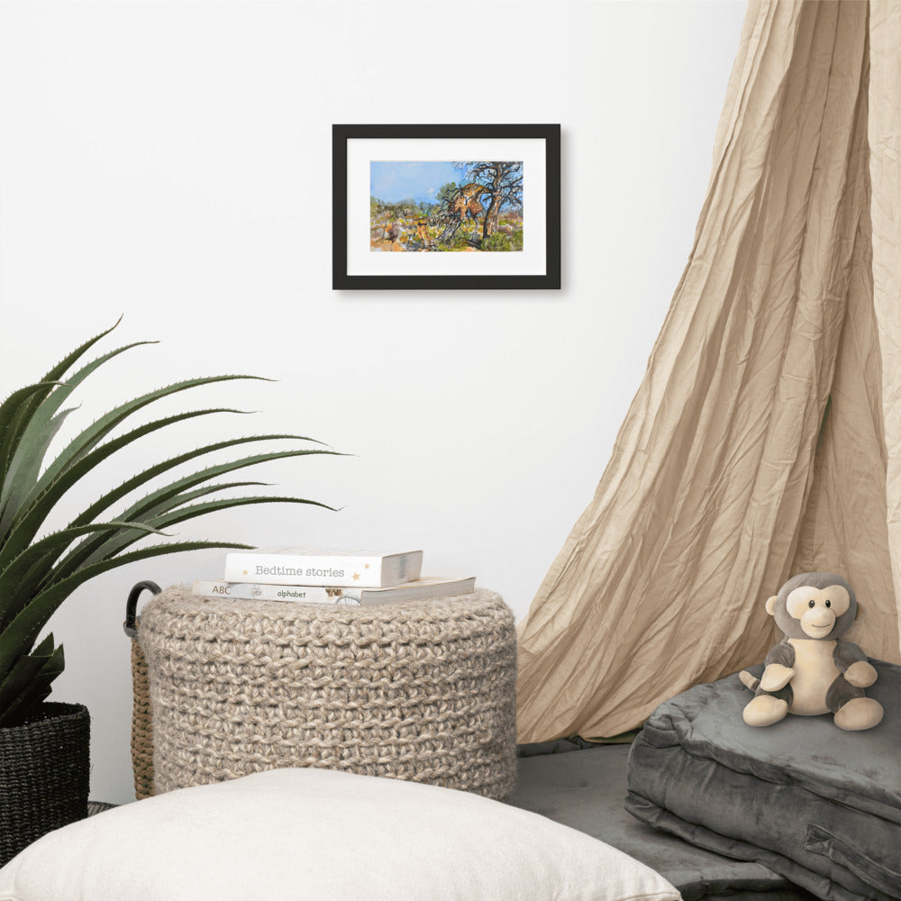 Family Nest - Matte Paper Framed Poster With Mat